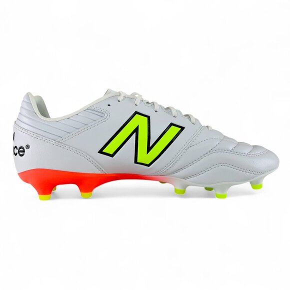 New Balance 442 Pro FG v2 Firm Ground White Men\'s Soccer Cleats MS41FMB2 main image 8